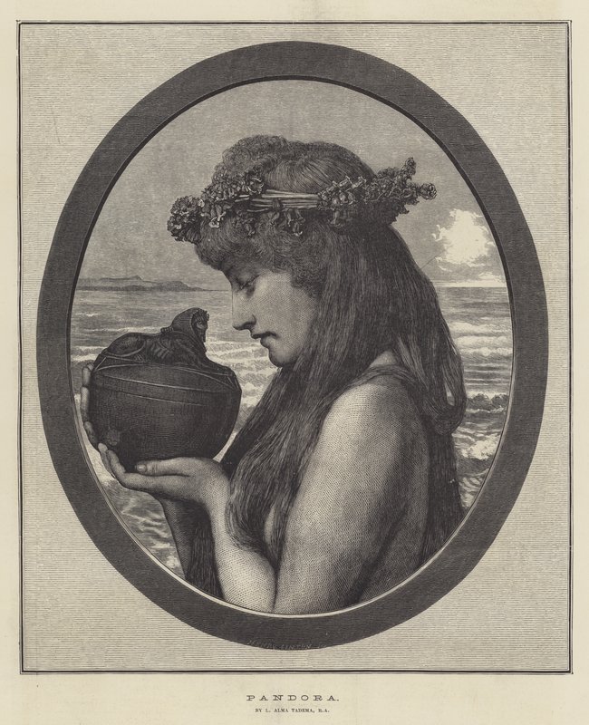 Pandora av Lawrence Alma Tadema