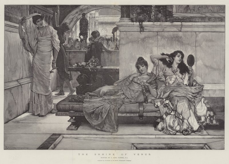 Helgedomen av Venus av Lawrence Alma Tadema