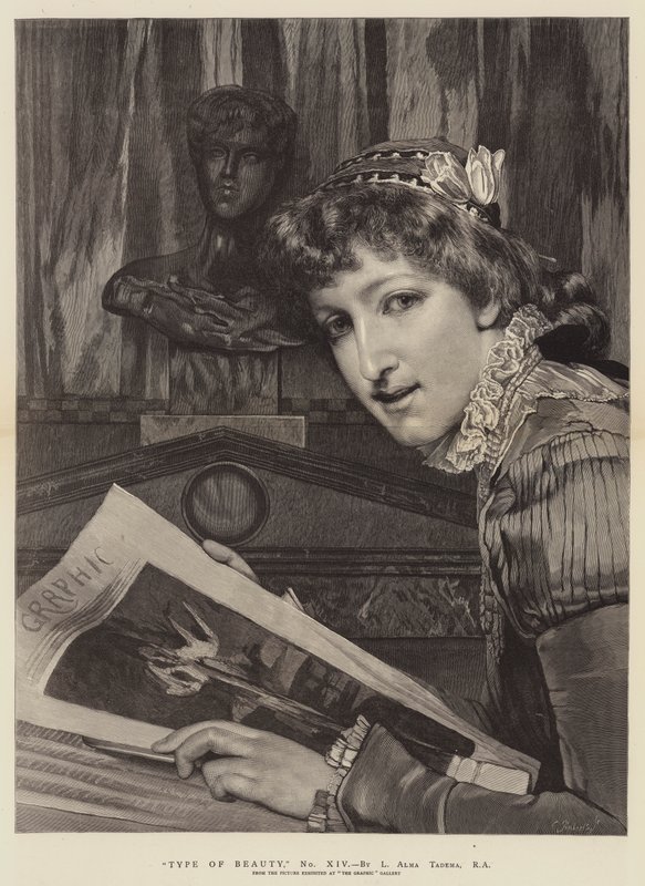 Typ av skönhet, nr XIV av Lawrence Alma Tadema