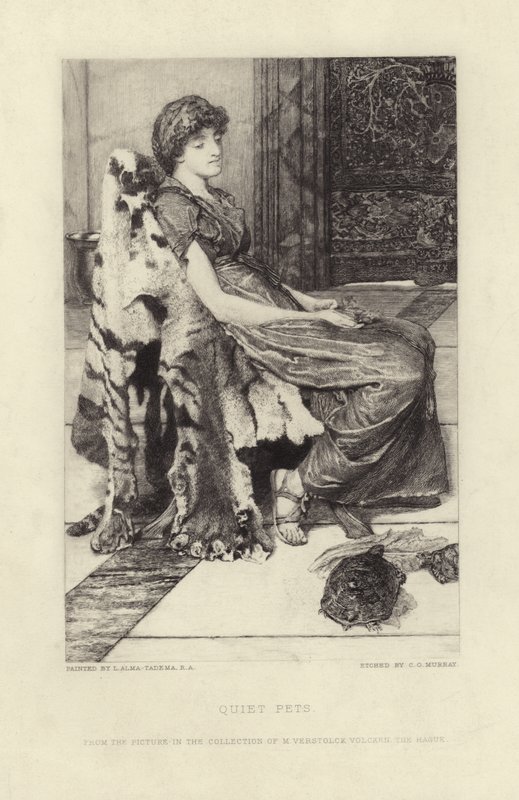 Tysta husdjur av Lawrence Alma Tadema