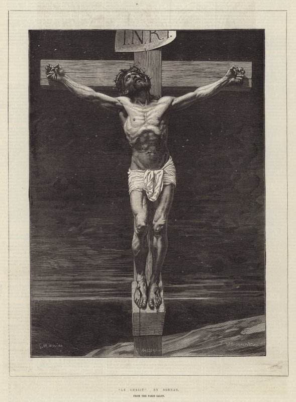 Le Christ, från Parissalongen av Leon Joseph Florentin Bonnat
