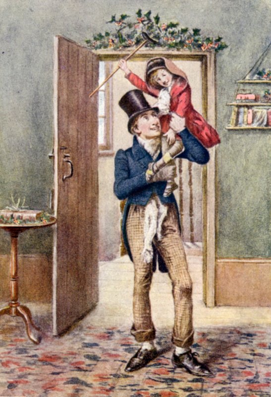 Illustration för A Christmas Carol av Leonard Skeats