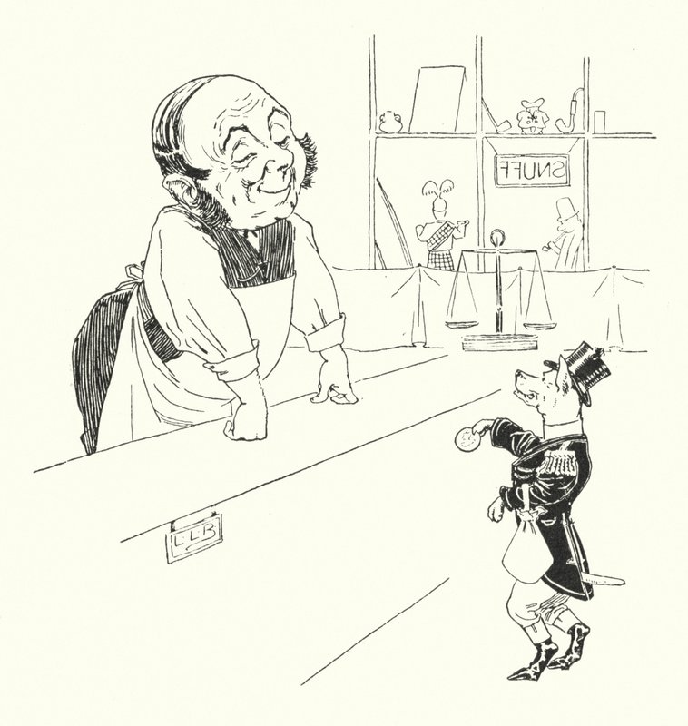 Jag hade en liten hund, och de kallade honom Buff (gravyr) av Leonard Leslie Brooke
