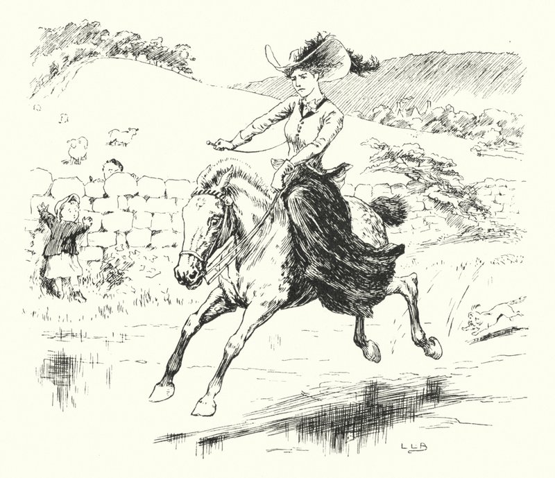 Jag hade en liten ponny, han hette Dapple-grey (gravyr) av Leonard Leslie Brooke