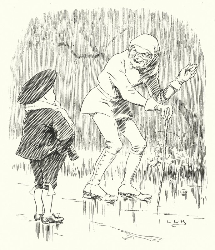 En dimmig fuktig morgon när vädret var molnigt (gravyr) av Leonard Leslie Brooke
