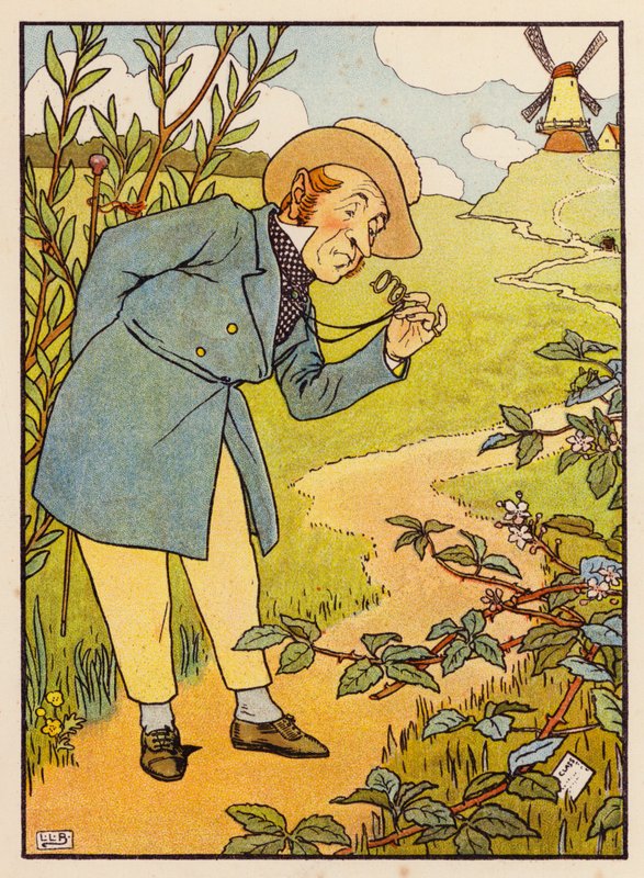 De nya kläderna (färglitografi) av Leonard Leslie Brooke