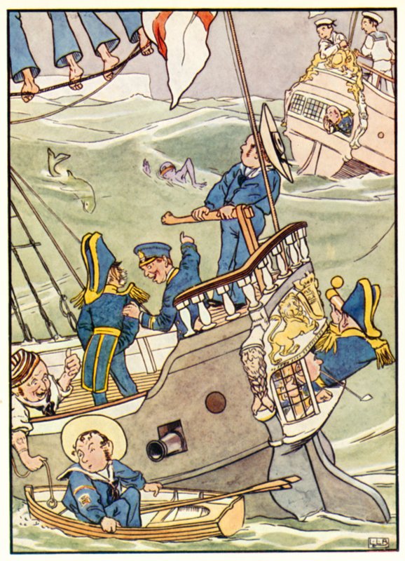 Pobblen som inte har några tår (färg litho) av Leonard Leslie Brooke