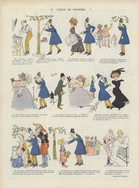 Illustration för Le Rire av Leonce Burret