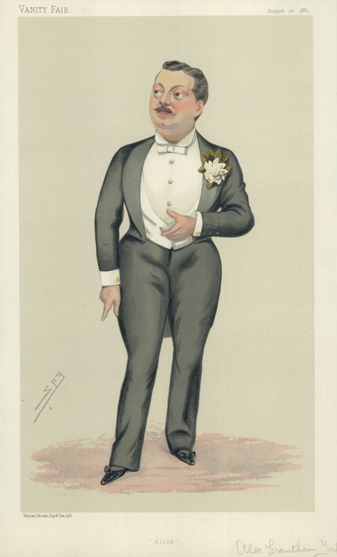 Alexander Grantham Yorke, Alick, 20 augusti 1881, Vanity Fair-karikatyr av Leslie Matthew Ward
