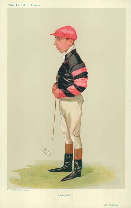 Arthur Templeman, A Rising Star, 7 november 1906, tecknad serie Vanity Fair av Leslie Matthew Ward