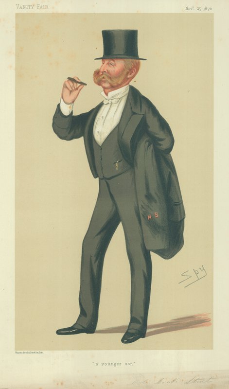 Överste Charles Napier Sturt, A younger son, 25 november 1876, Vanity Fair tecknad film av Leslie Matthew Ward
