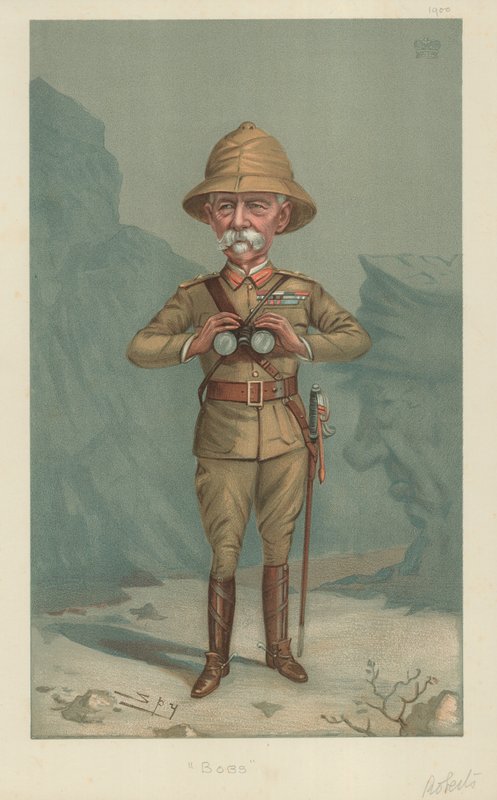 Fältmarskalk Lord Roberts, Bobs, 21 juni 1900, Vanity Fair-tecknad film av Leslie Matthew Ward
