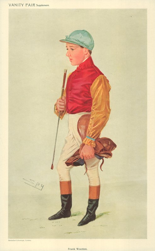 Frank Wooton, 8 september 1909, Vanity Fair-karikatyr av Leslie Matthew Ward