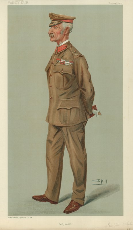 General Sir George Stuart White, Ladysmith, 14 juni 1900, Vanity Fair-tecknad serie av Leslie Matthew Ward