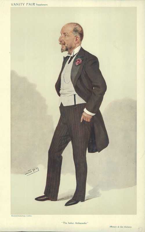 Hans excellens The Marquis di San Giuliano av Leslie Matthew Ward