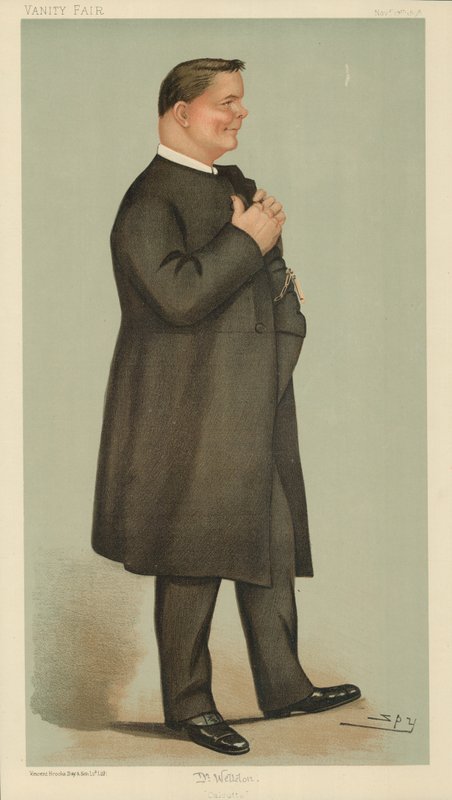 James Edward Cowell Weldon, The Bishop-Designate of Calcutta, Calcutta, 17 november 1898, Vanity Fair-tidning. av Leslie Matthew Ward