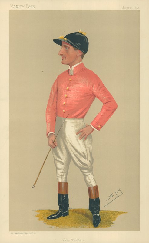 James Woodburn, 21 juni 1890, tecknad serie Vanity Fair av Leslie Matthew Ward