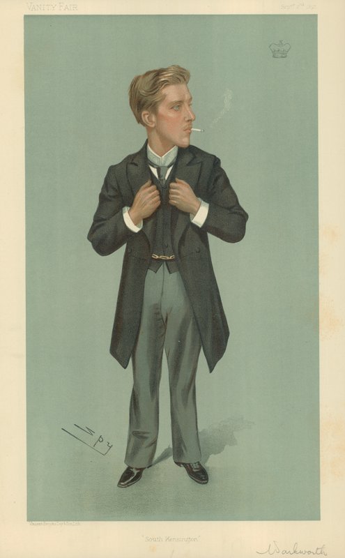 Lord Warkworth, South Kensington, 2 september 1897, Vanity Fair-karikatyr av Leslie Matthew Ward