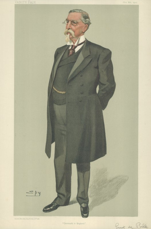 M Frants Ernest De Bille, dansk minister av Leslie Matthew Ward
