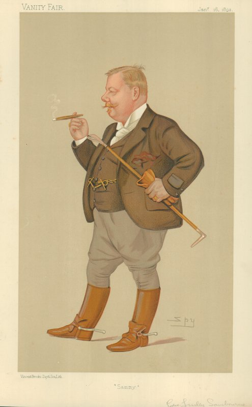Mr Edward Linley Sambourne, Sammy, 16 januari 1892, tecknad serie Vanity Fair av Leslie Matthew Ward
