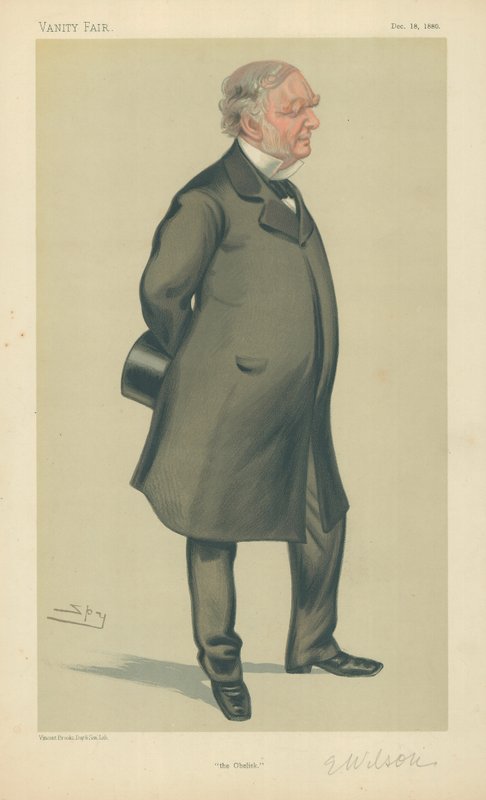 Mr Erasmus Wilson, Obelisken, 18 december 1880, Vanity Fair-tecknad serie av Leslie Matthew Ward