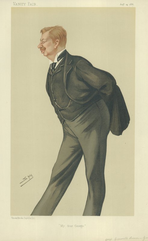 George Granville Leveson-Gower av Leslie Matthew Ward