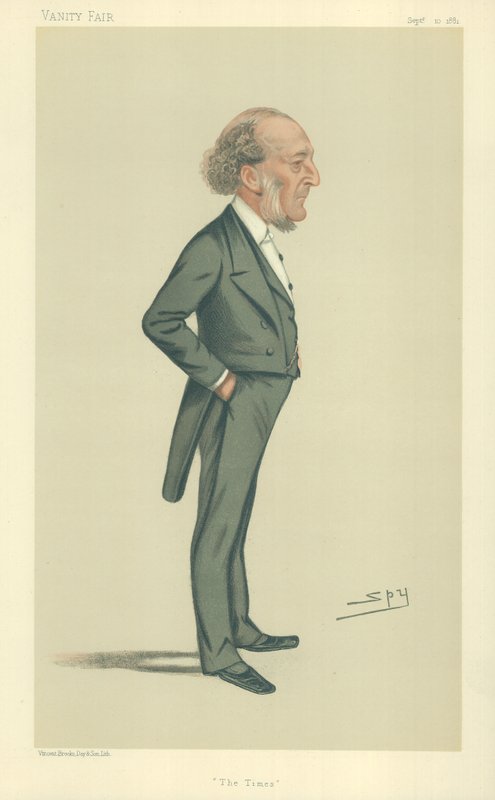 Mr John Walter, The Times, 10 september 1881, tecknad serie Vanity Fair av Leslie Matthew Ward