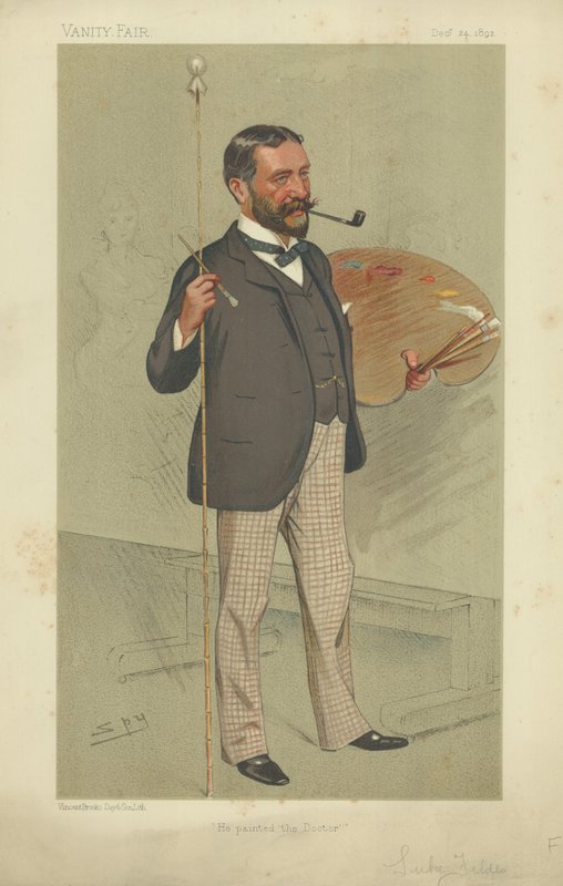 Herr Luke Fildes av Leslie Matthew Ward