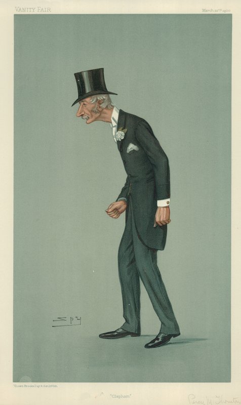 Mr Percy Melville Thornton, Clapham, 22 mars 1900, tecknad serie Vanity Fair av Leslie Matthew Ward