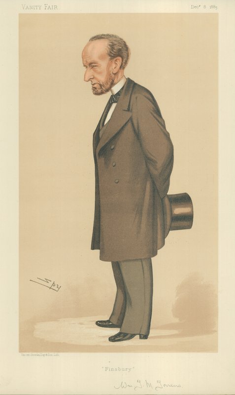 Mr William McCulagh Torrens, Finsbury, 8 december 1883, tecknad serie Vanity Fair av Leslie Matthew Ward