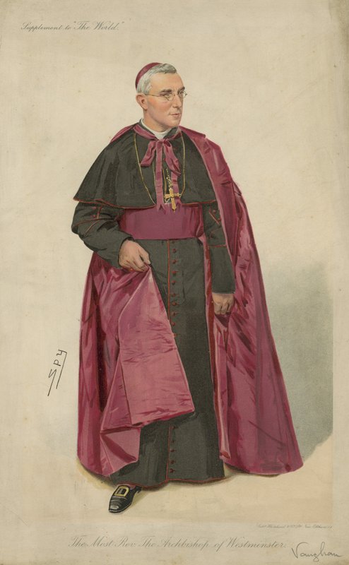 Porträtt av Herbert Vaughan av Leslie Matthew Ward
