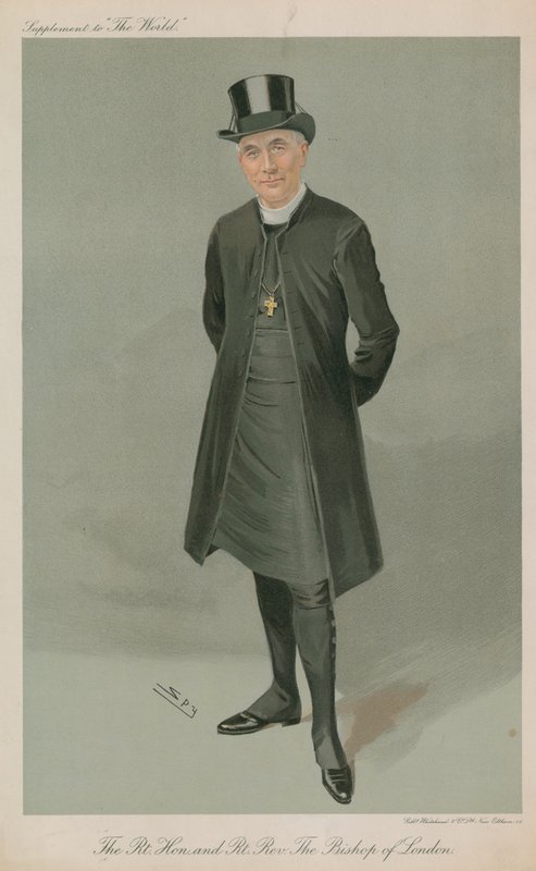 Porträtt av biskopen av London av Leslie Matthew Ward