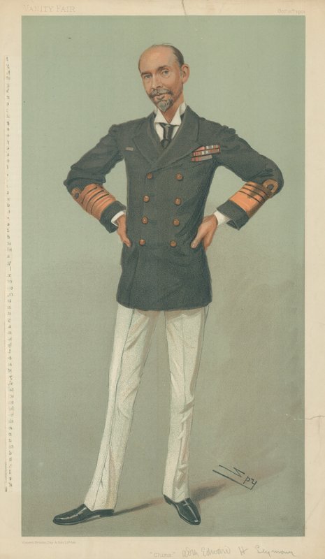 Sir Edward Hobart Seymour, Kina, 31 oktober 1901, Vanity Fair-karikatyr av Leslie Matthew Ward