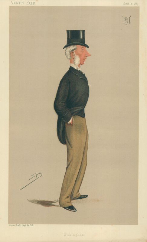 Sir George Russell, Wokingham, 2 mars 1889, tecknad serie Vanity Fair av Leslie Matthew Ward
