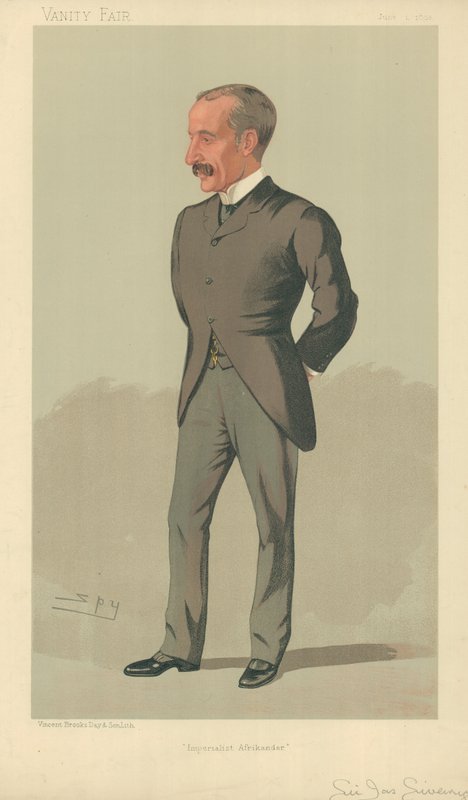Sir James Sivewright, Imperialist Afrikander, 1 juni 1893, Vanity Fair-karikatyr. av Leslie Matthew Ward