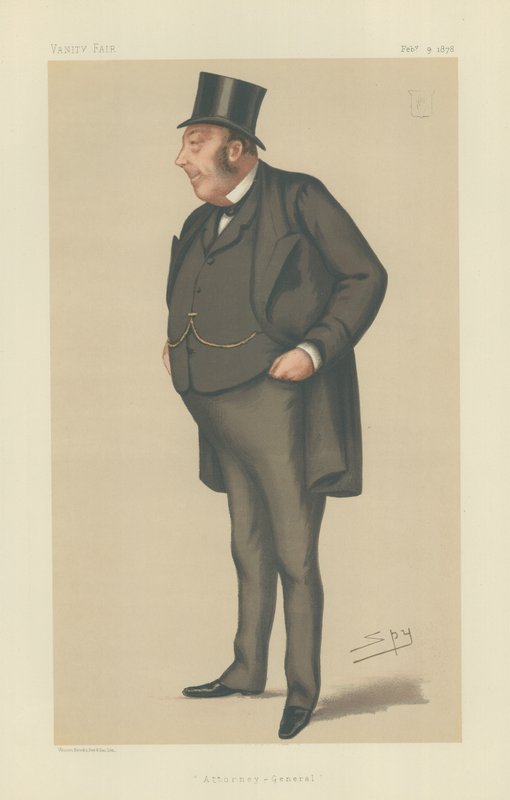 Sir John Holker av Leslie Matthew Ward