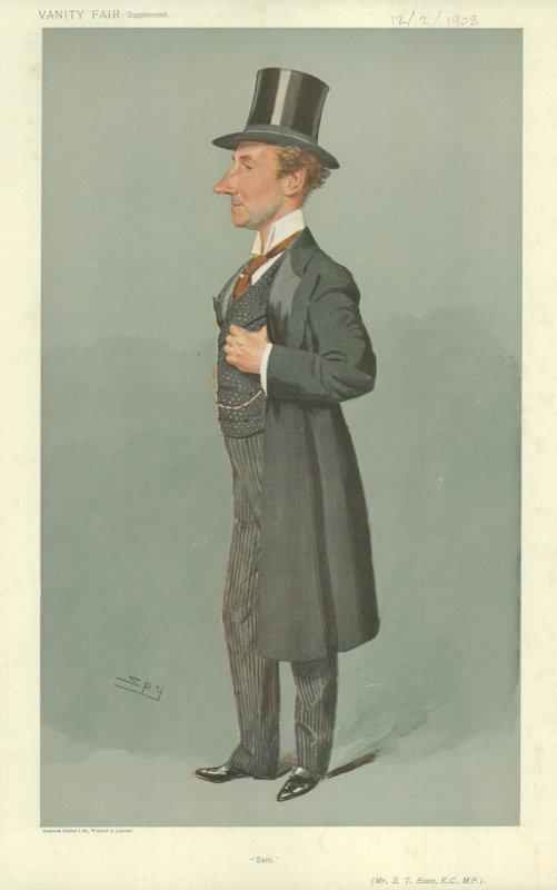 Sir Samuel Thomas Evans av Leslie Matthew Ward