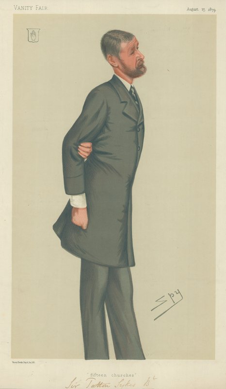 Sir Tatton Sykes, Femton kyrkor, 23 augusti 1879, tecknad Vanity Fair av Leslie Matthew Ward