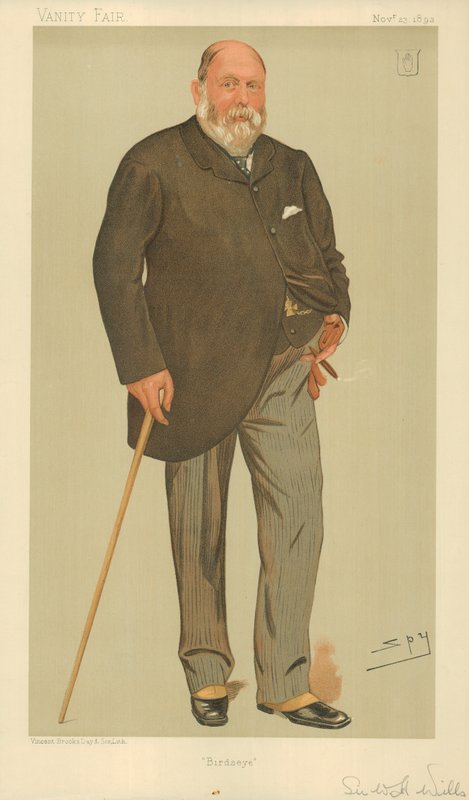 Sir William Henry Wills, Birdseye, 23 november 1893, Vanity Fair-tecknad film av Leslie Matthew Ward