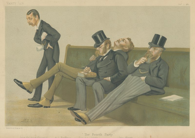 Spencer-Churchill, Balfour, Drummond-Wolff och Gorst av Leslie Matthew Ward