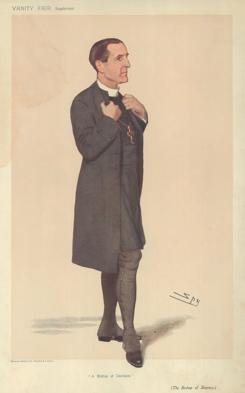 The Bishop of Stepney, A Bishop of Decision, 19 april 1906, Vanity Fair-karikatyr av Leslie Matthew Ward