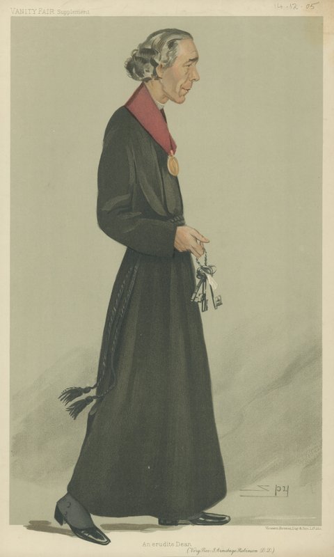 The Dean of Westminster (färg litho) av Leslie Matthew Ward