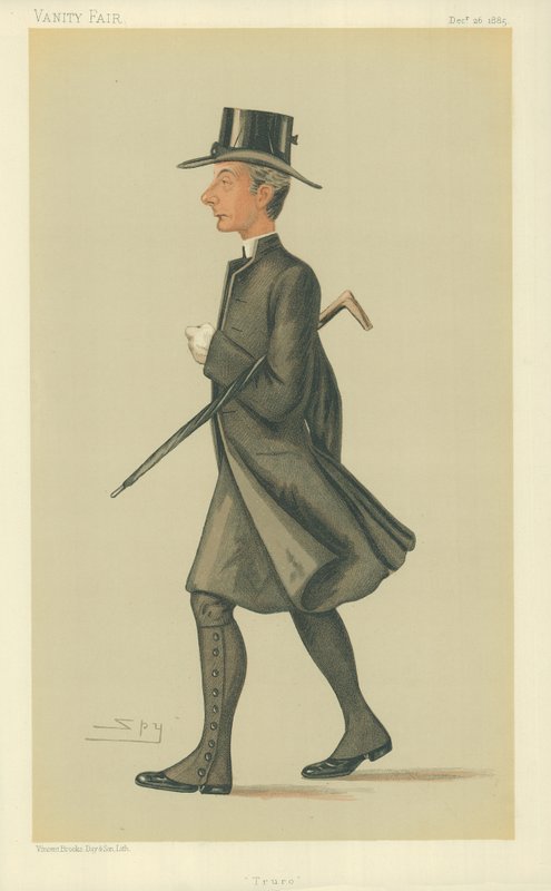 The Right Rev George Howard Wilkinson, Bishop of Truro, Truro, 26 december 1885, Vanity Fair tecknad serie av Leslie Matthew Ward