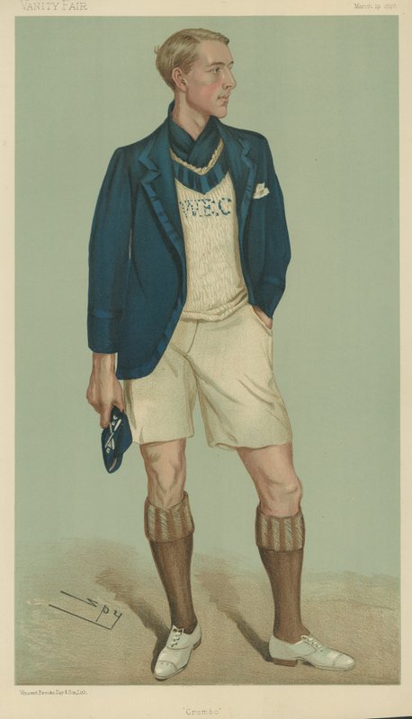 W E Crum, ordförande för Oxford University Boat Club av Leslie Matthew Ward