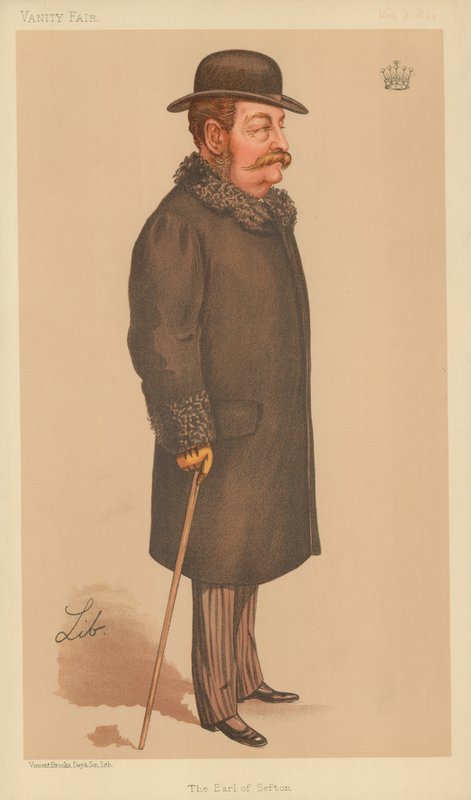The Earl of Sefton, 3 maj 1894, Vanity Fair-tecknad serie av Liborio Prosperi