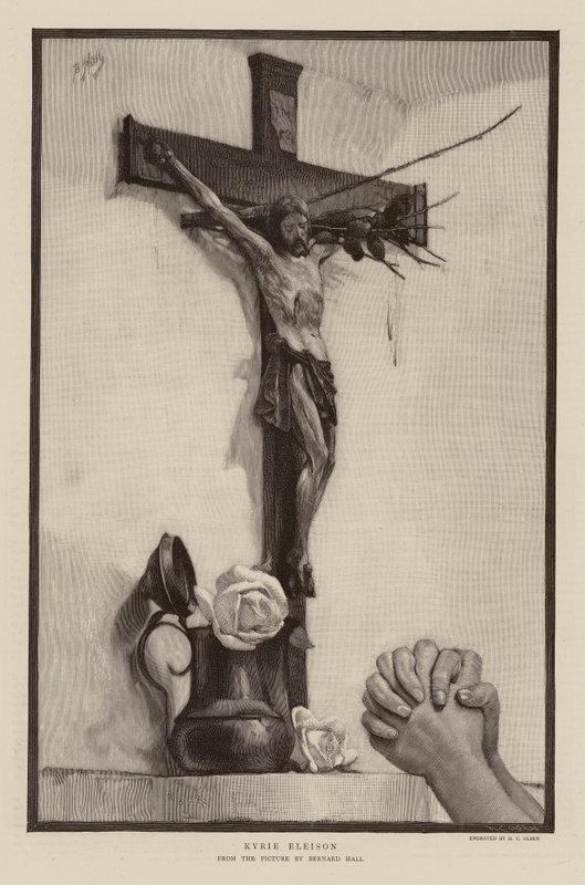 Kyrie eleison (gravyr) av Lindsay Bernard Hall