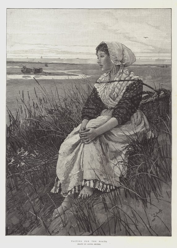 Väntar på båtarna av Lionel Percy Smythe