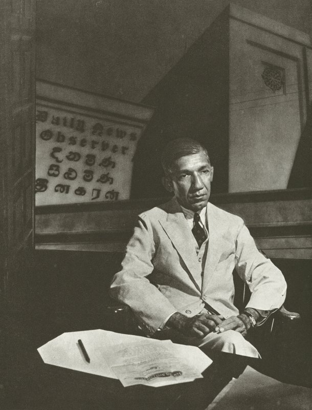 D R Wijewardene, Esq (s/v foto) av Lionel Wendt