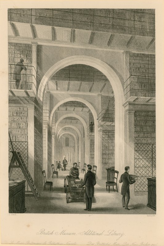 British Museum, Extra bibliotek av Llewellyn Jewitt