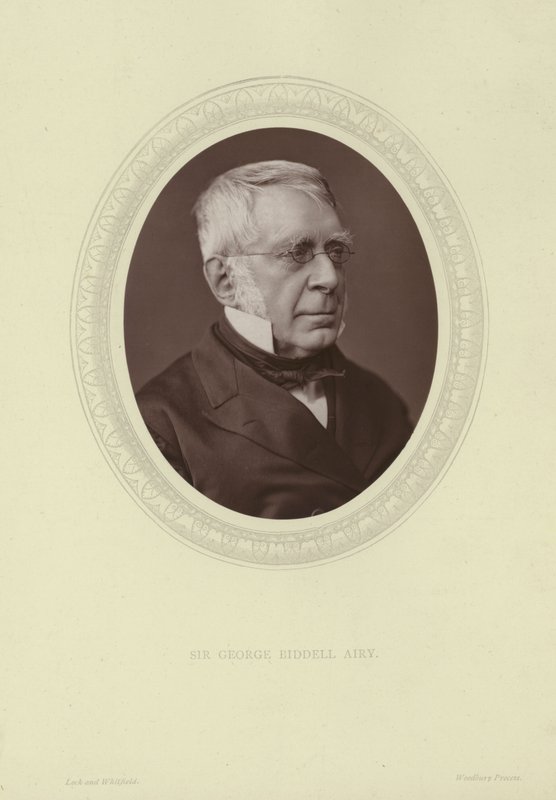 Porträtt av Sir George Biddell Airy av Lock and Whitfield
